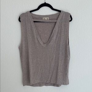 Joyfolie Gray Tank Top with Chic Style